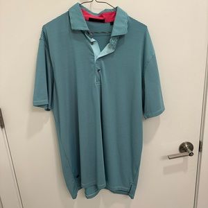 Greyson Mens Large Striped Golf Polo